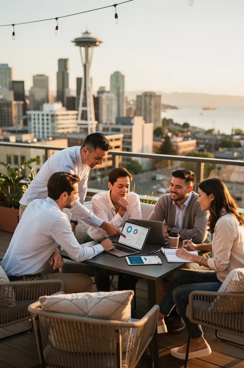 Workflow diagram of graphic design applications comparison.