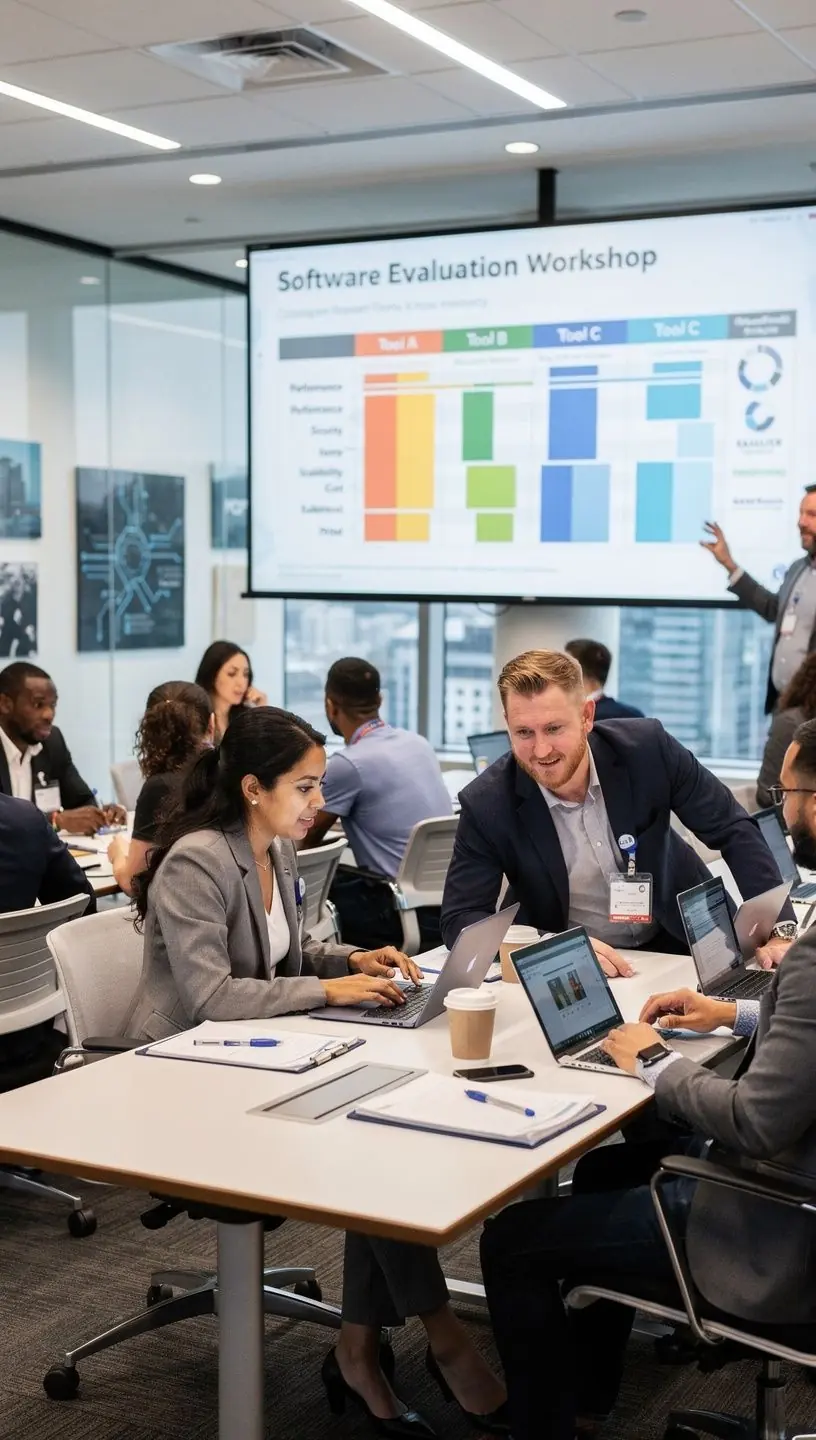 Modern office environment